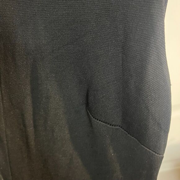 VTG Early 60s Mod Mini Dress Black Keyhole Purple Flower Print Swirl Skirt Belt - Picture 12 of 16